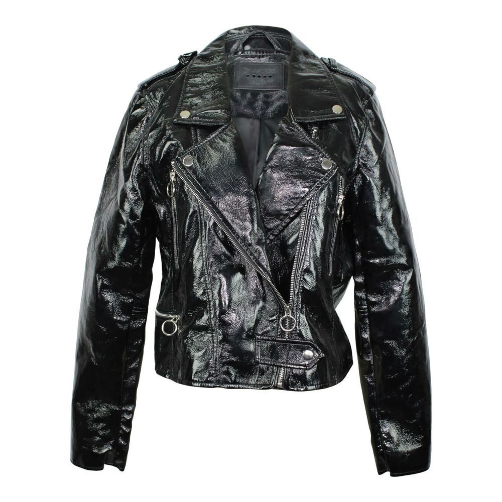 Blank NYC Faux Leather Moto Jacket sz M NWT $108